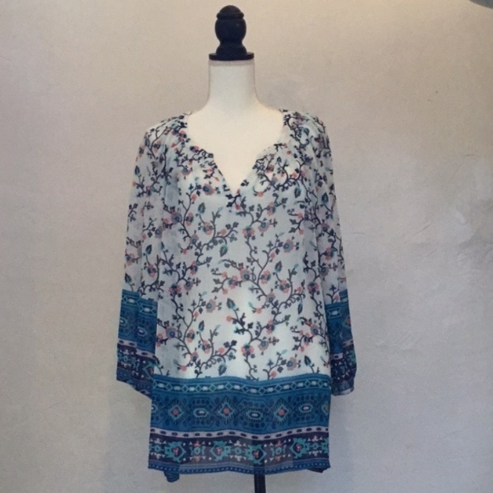 💛Floral Tunic By GAP NWOT Spring  in the air NWOT
